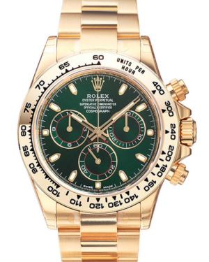 Replica Uhren Rolex Cosmograph Daytona 116508 Gold Grün
