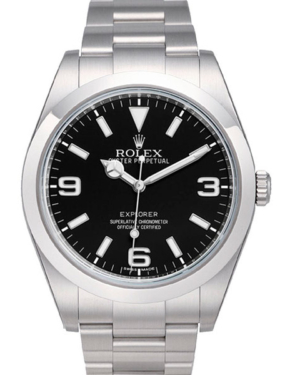 Replica Uhren Rolex Explorer 214270 Silber Schwarz