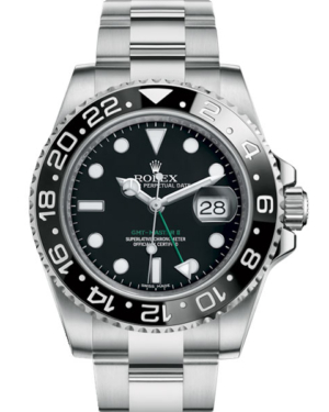 Replica Uhren Rolex GMT-Master II 116710 LN Silber Schwarz