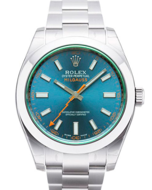 Replica Rolex Milgauss 116400 GV Blue