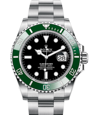 Replica Uhren Rolex Submariner Date 116610 LV Grün Schwarz