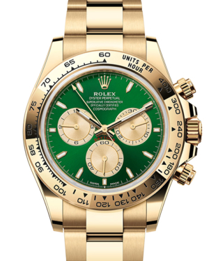 Replica Uhren Rolex Cosmograph Daytona 126508 Gold Grün