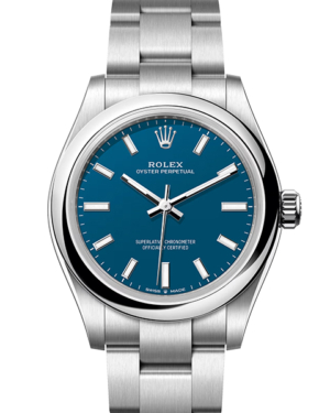 Replica Uhren Rolex Oyster Perpetual 31 277200 Silber Blau